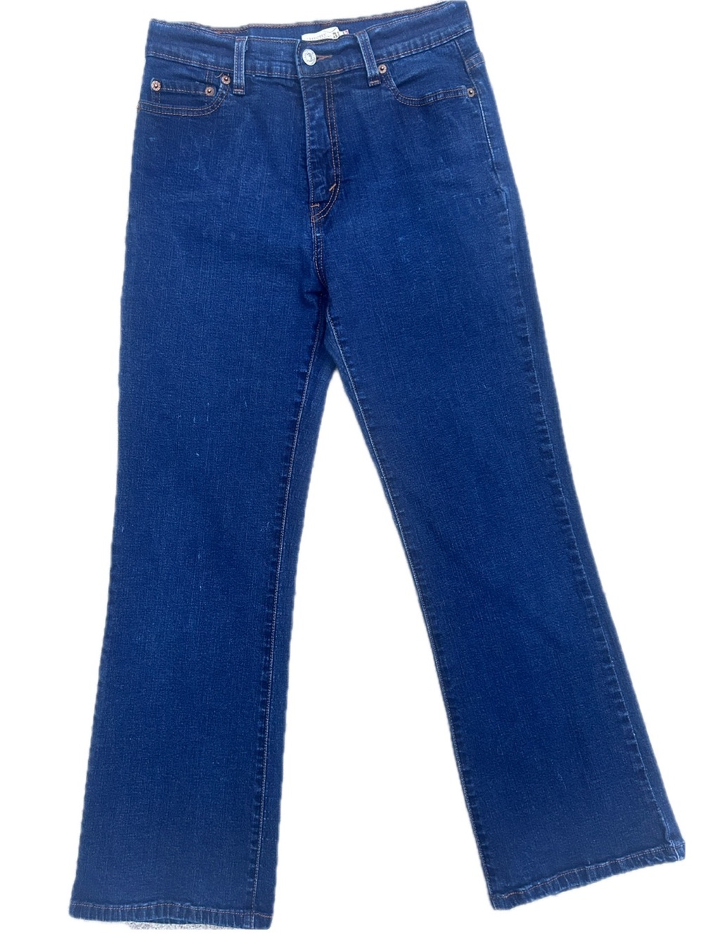 Levi’s 512 Perfectly Slimming Jeans Size 10 M Dark Wash Slim Fit Hemmed